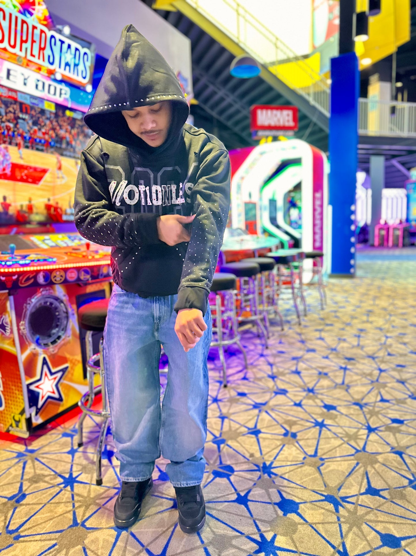 Black “Established” Hoodie