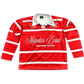 Red “Motionless U” Rugby