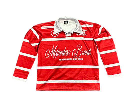 Red “Motionless U” Rugby