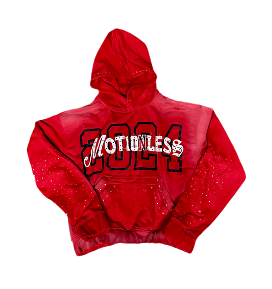 Red “Established” Hoodie